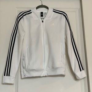 White Adidas Track Jacket